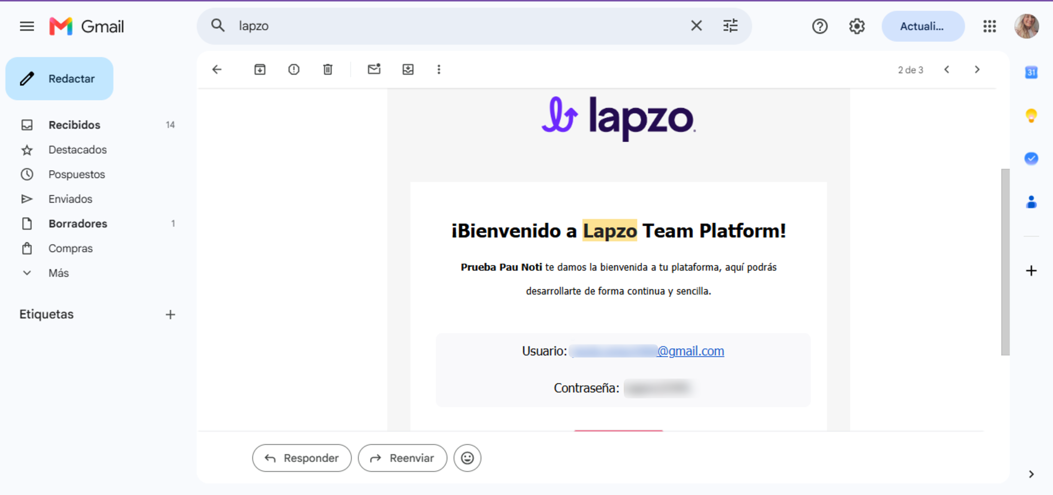 Cómo confirmar que las notificaciones llegan correctamente durante la validación de accesos - paso 2