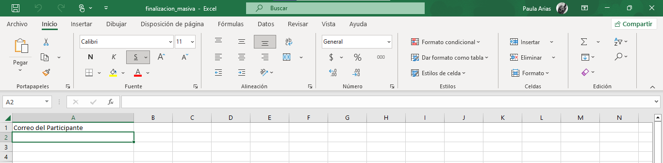 Cómo finalizar cursos de forma masiva - paso 3